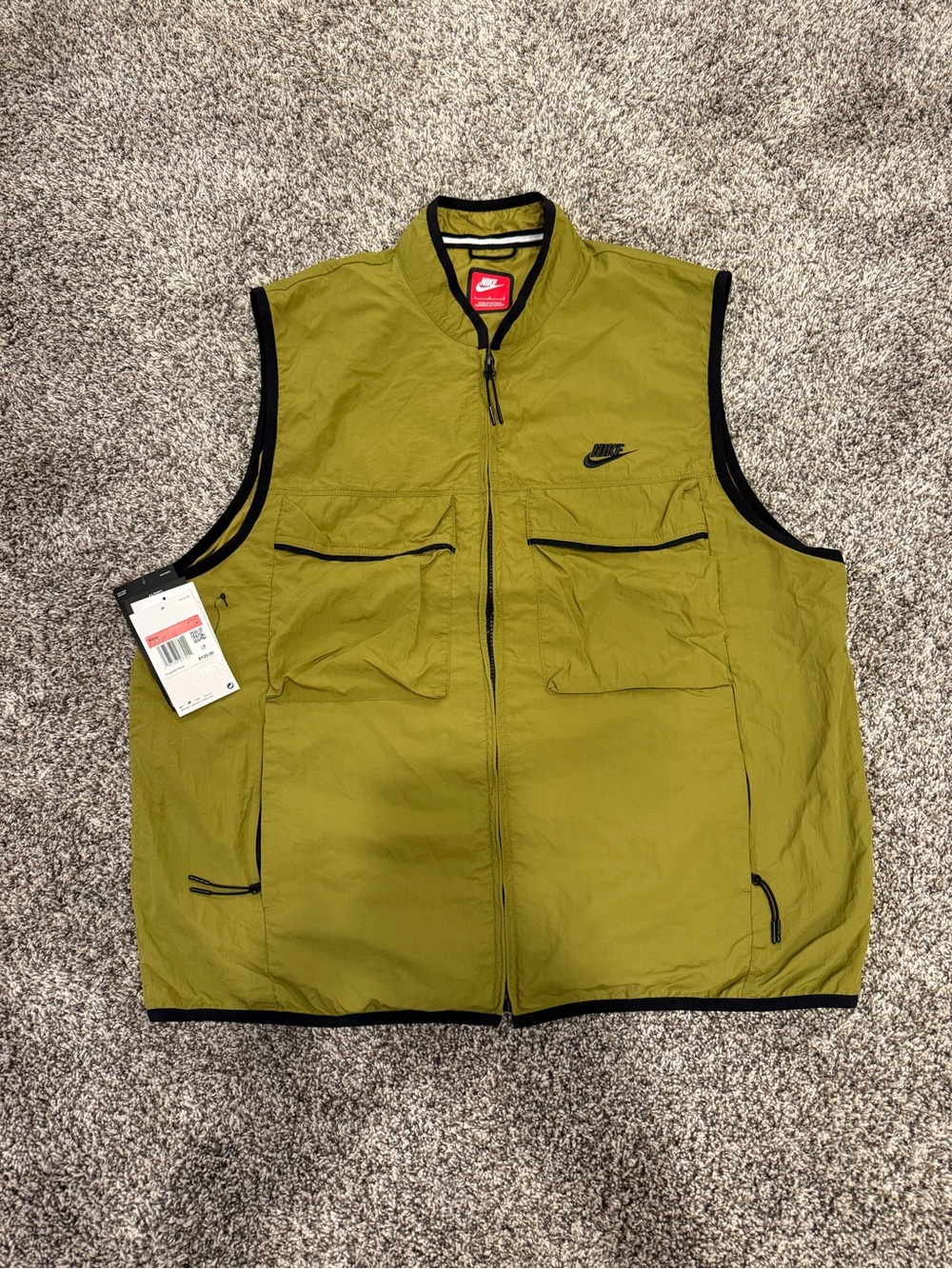 Nike Men’s Olive Green Vest | Size Large | NWT